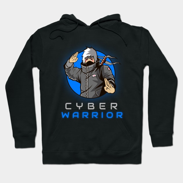 Cyber Warrior - Anime Hoodie by Cyber Club Tees